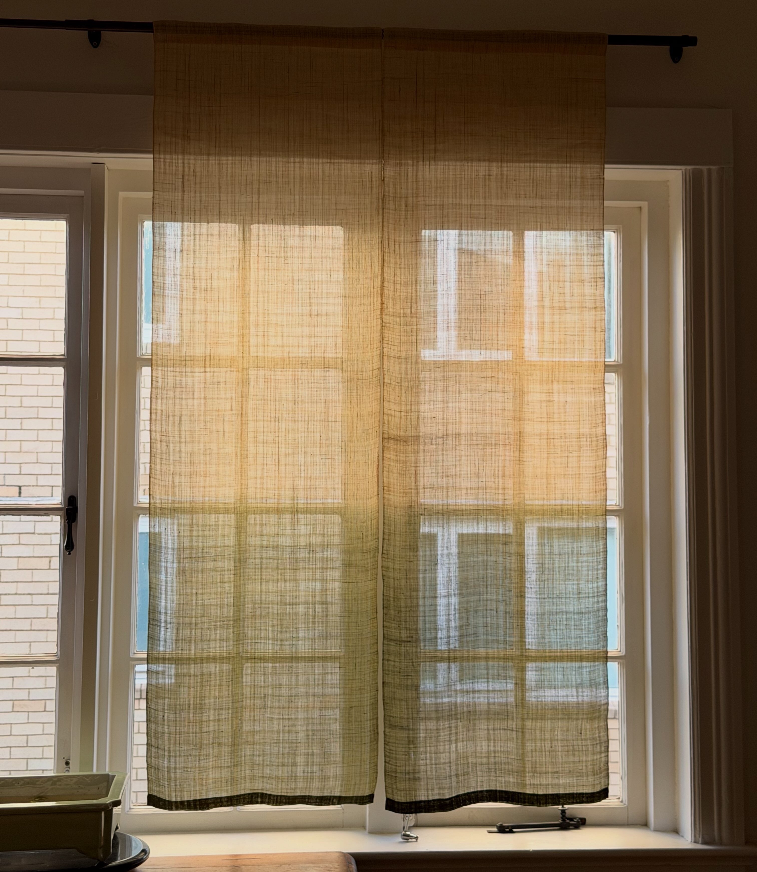 Vintage Japanese Handwoven Hemp/Ramie Noren