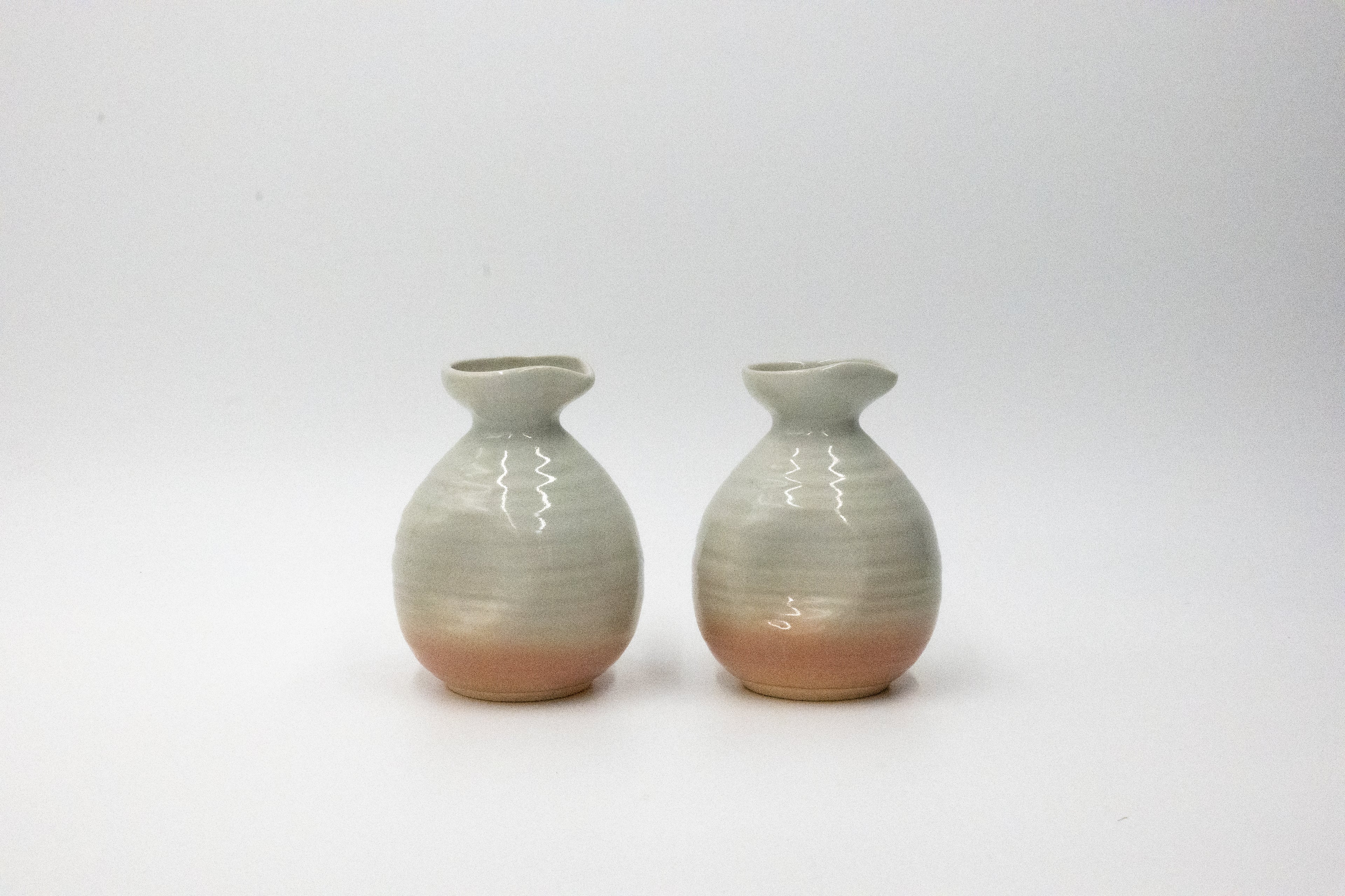 Vintage Hagi Ware Seven-Piece Sake Set