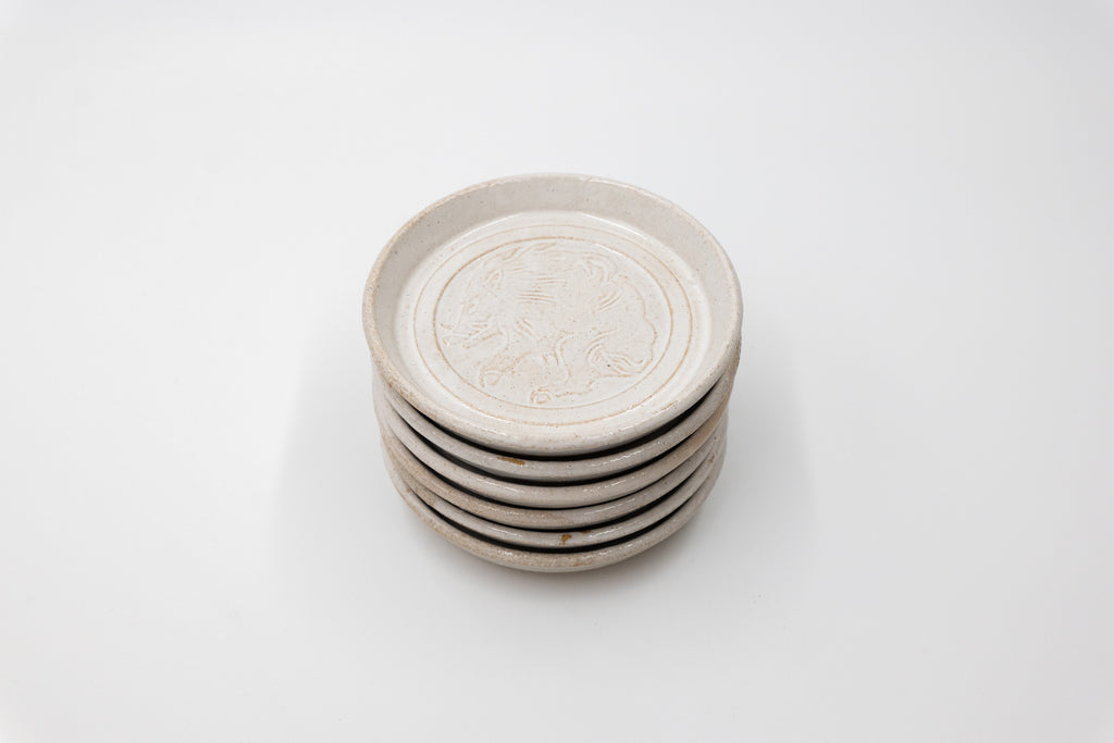 Vintage Japanese Small Plates - Set of Six