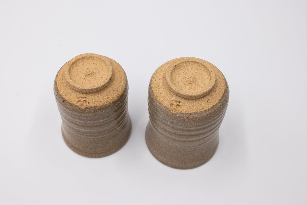 Vintage Japanese Couple’s Tea Cup Set by Tsuruta Yoshirō