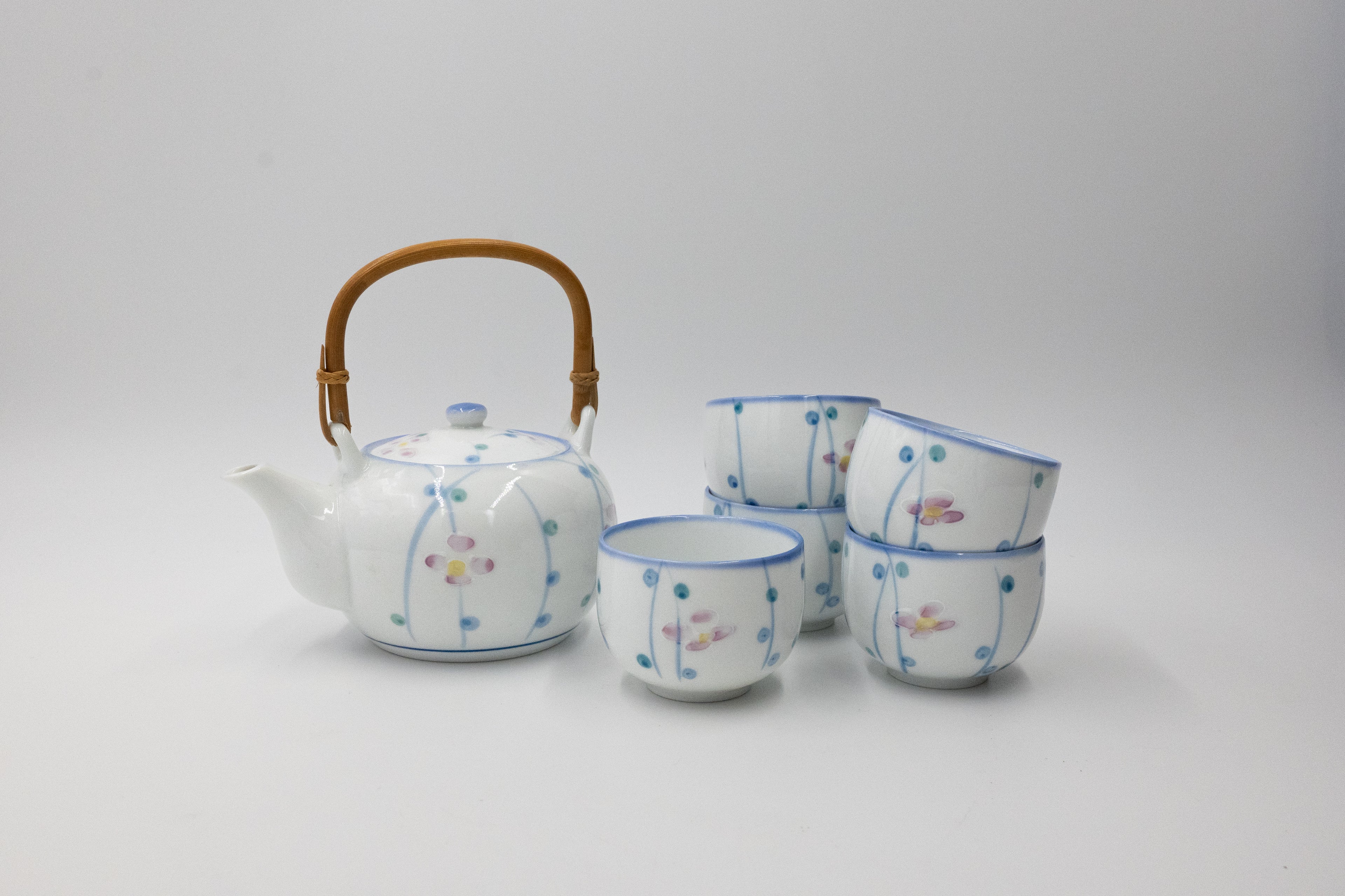 Vintage Japanese Porcelain Teapot & Cup Set