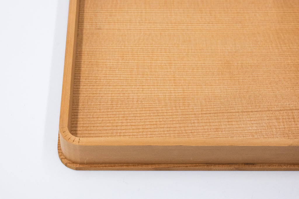 Vintage Japanese Cedar Serving Tray