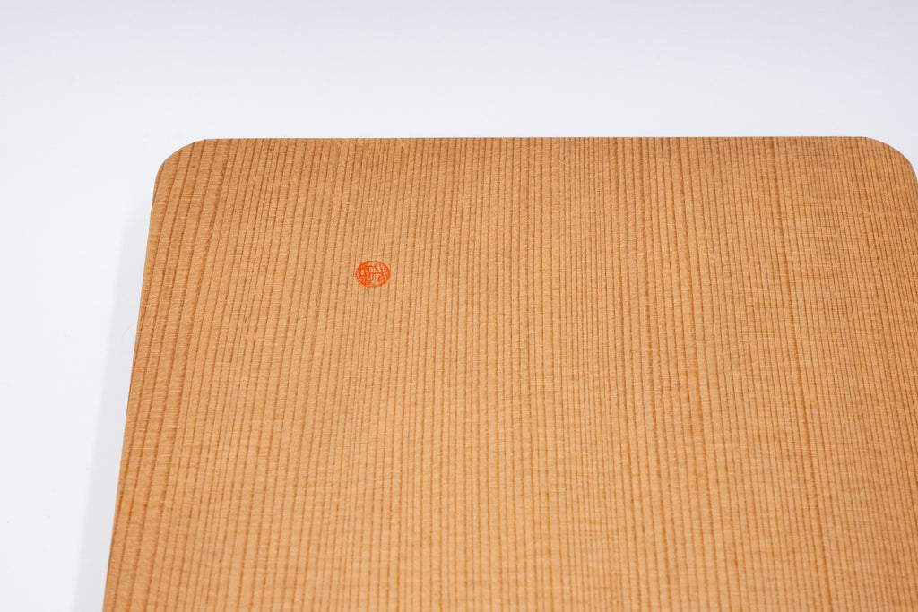 Vintage Japanese Cedar Serving Tray