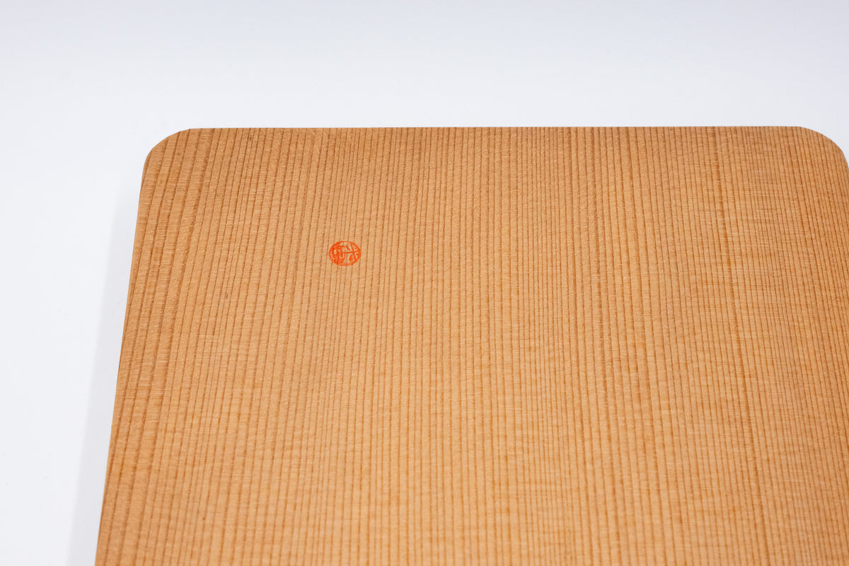 Vintage Japanese Cedar Serving Tray