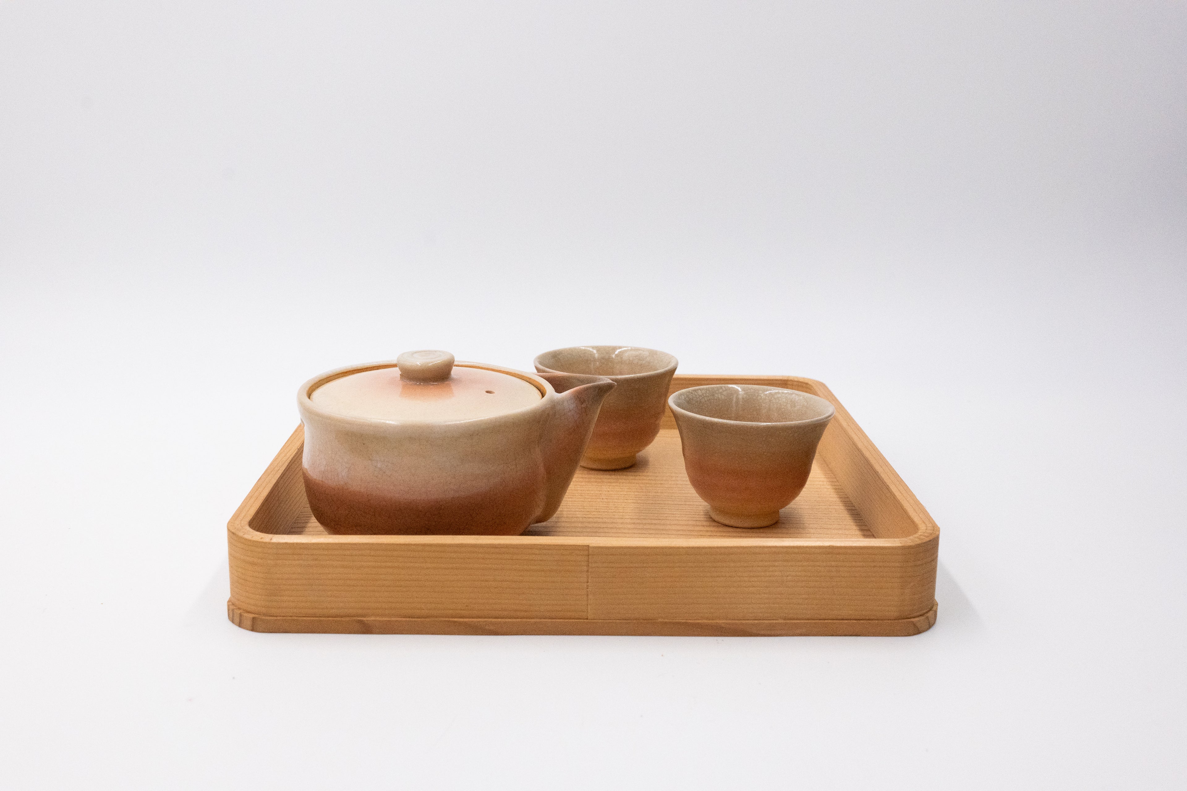 Vintage Japanese Cedar Serving Tray