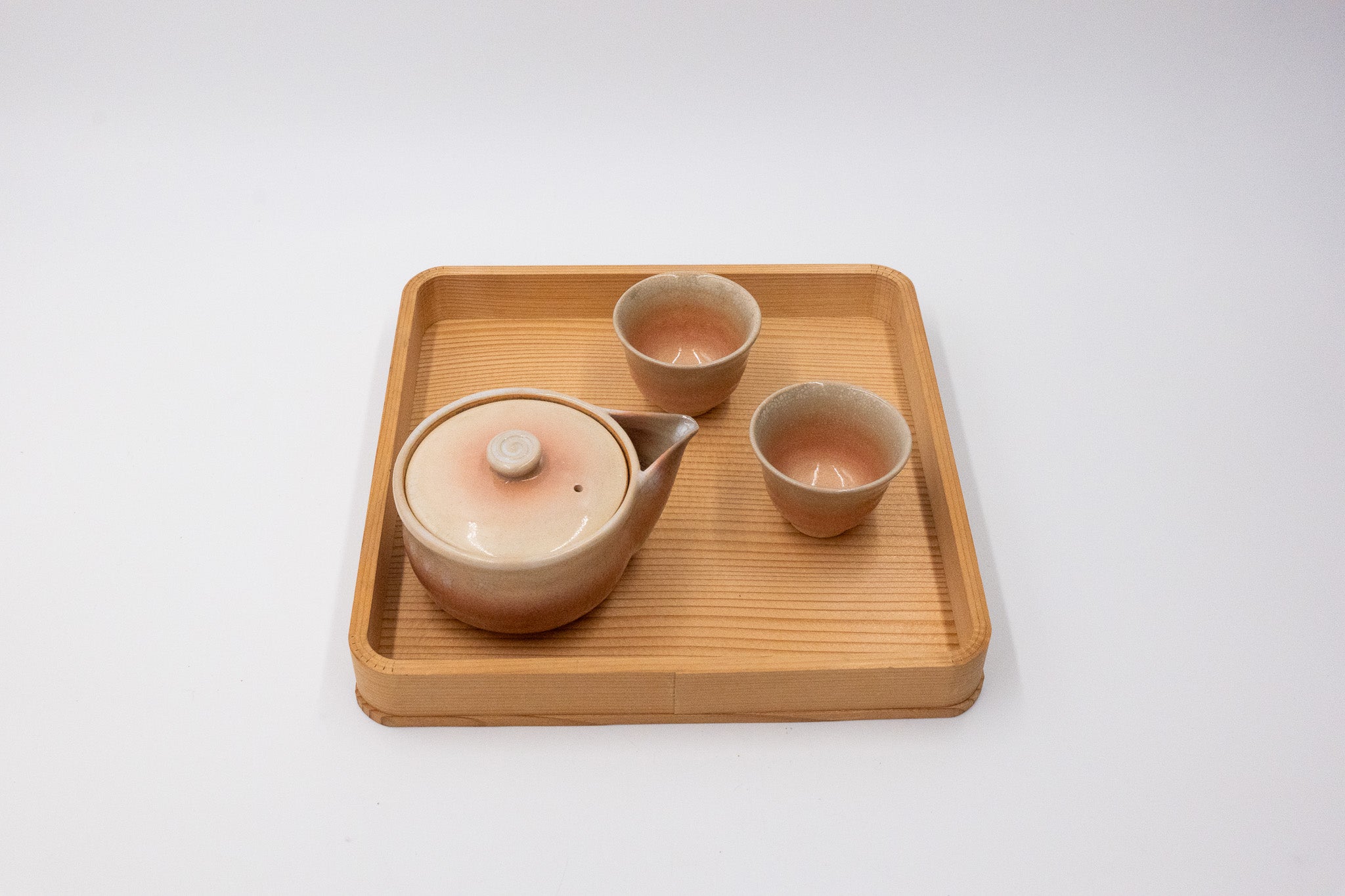 Vintage Japanese Cedar Serving Tray
