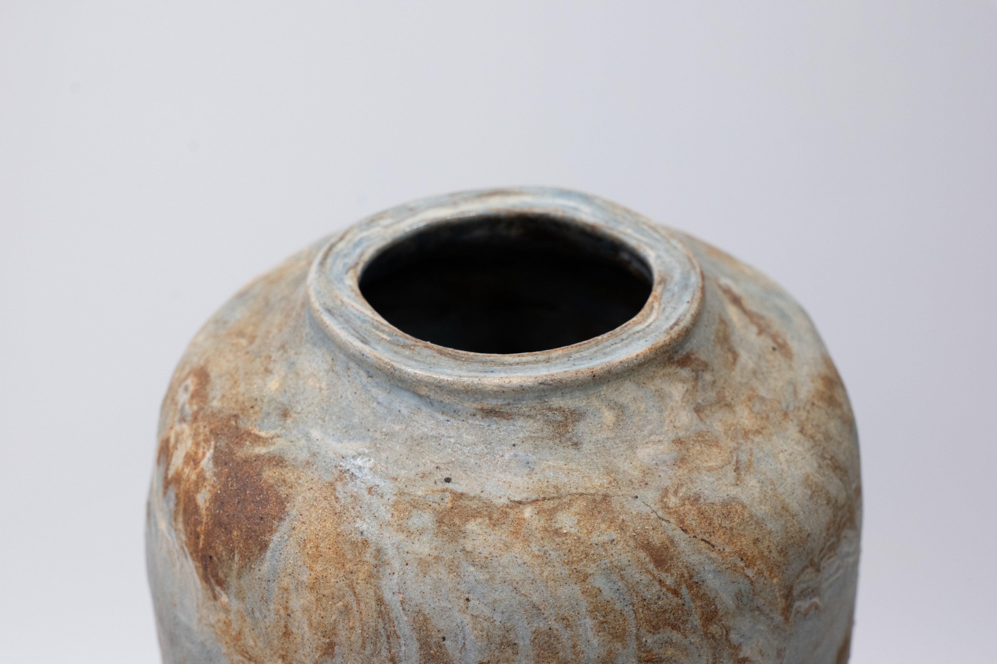 Vintage Japanese Large Flower Vase by Mori Shinsen