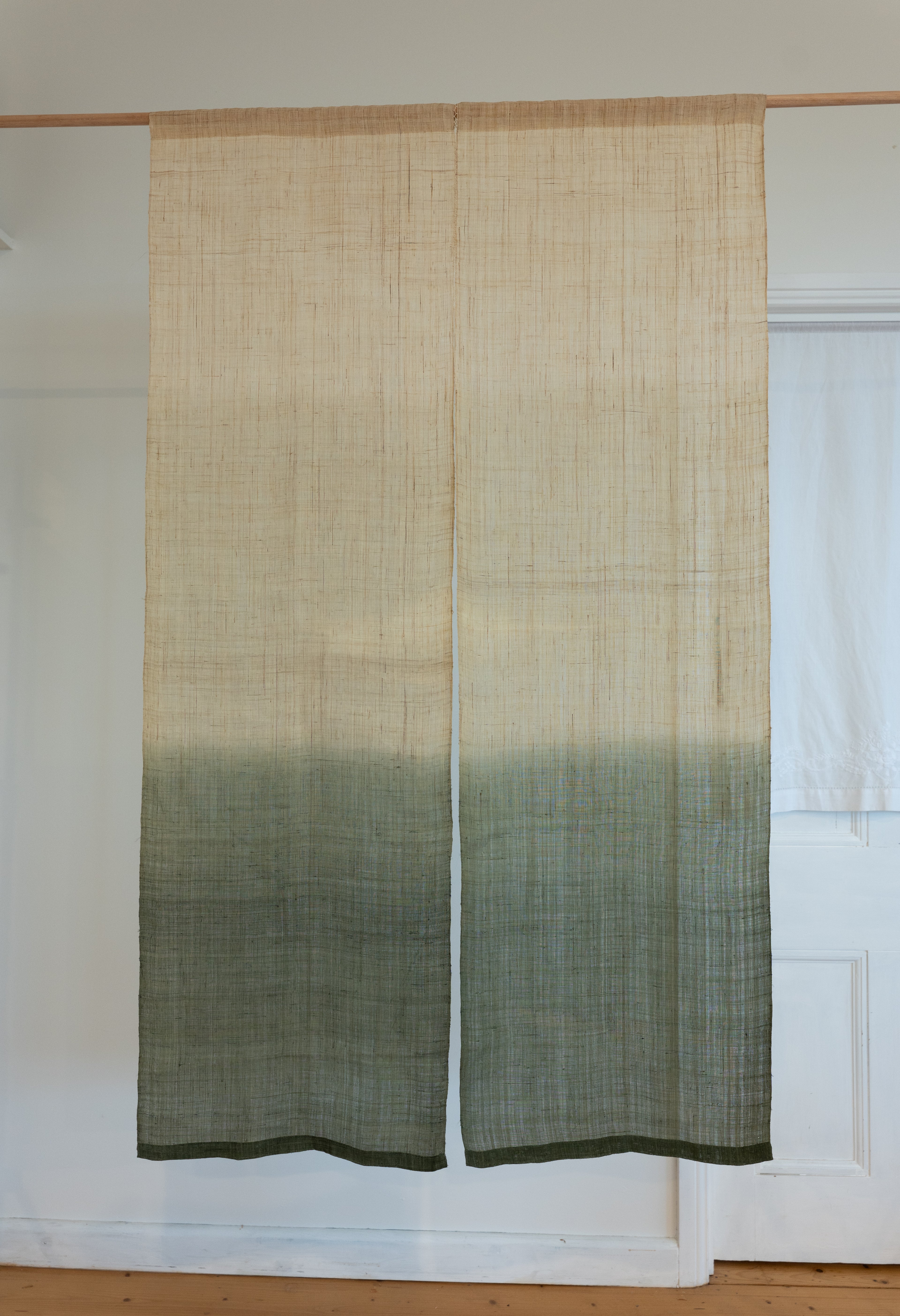 Vintage Japanese Handwoven Hemp/Ramie Noren